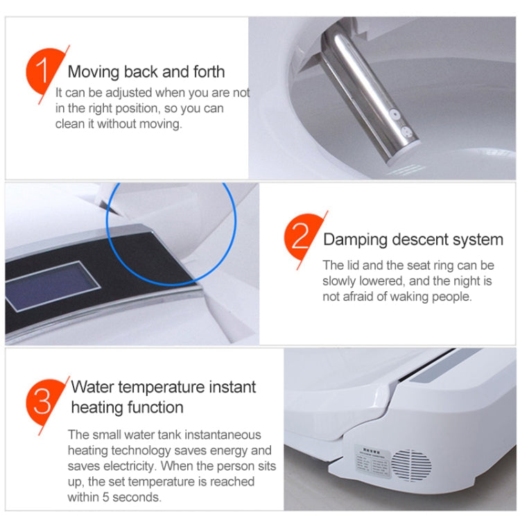 Universal Bathroom Automatic Flushing Drying Massage Intelligent Toilet Cleaner Cover - HoMEdemic™ 
