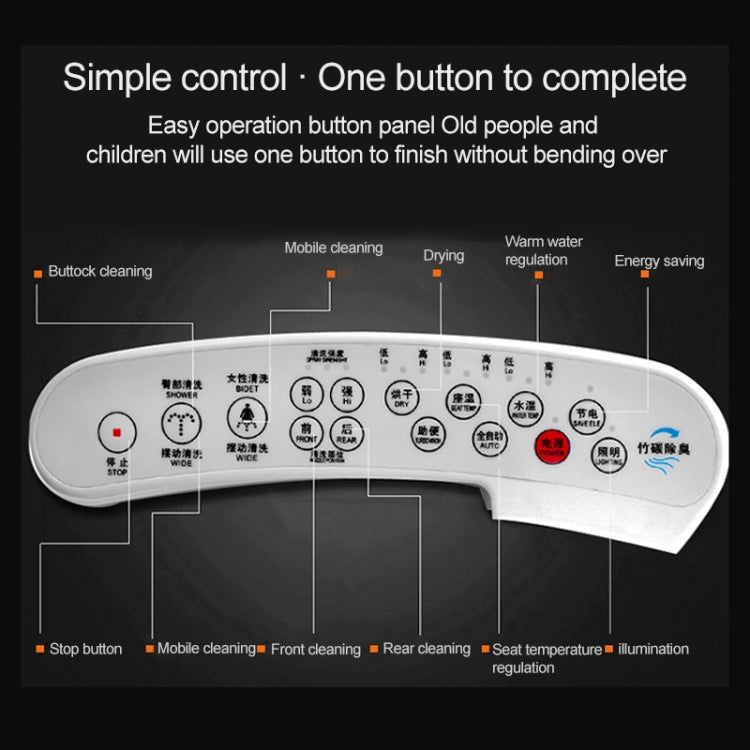 Universal Bathroom Automatic Flushing Drying Massage Intelligent Toilet Cleaner Cover - HoMEdemic™ 