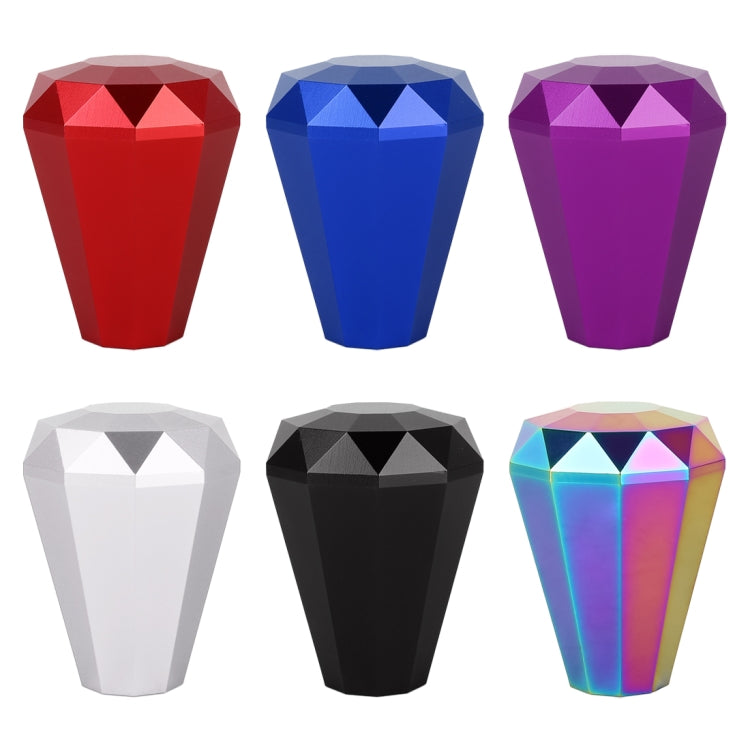 Universal Car Colorful Diamond Shape Metal Gear Shift Knob, Colorful - HoMEdemic™ 