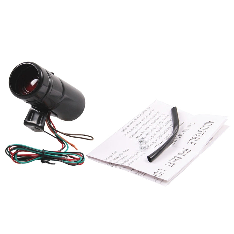 Universal Car / Motorcycle Red Light Led Adjustable Tachometer RPM Tacho Gauge Pro Shift Light, Tacho Gauge Pro Shift Light - HoMEdemic™ 