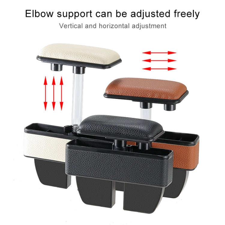 Universal Car Multi-functional Console Side Pocket Seat Gap Side Storage Box with Elbow Support Pad, with Pad - HoMEdemic™