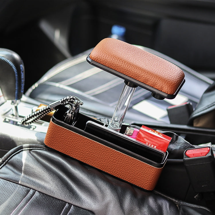 Universal Car Multi-functional Console Side Pocket Seat Gap Side Storage Box with Elbow Support Pad, with Pad - HoMEdemic™