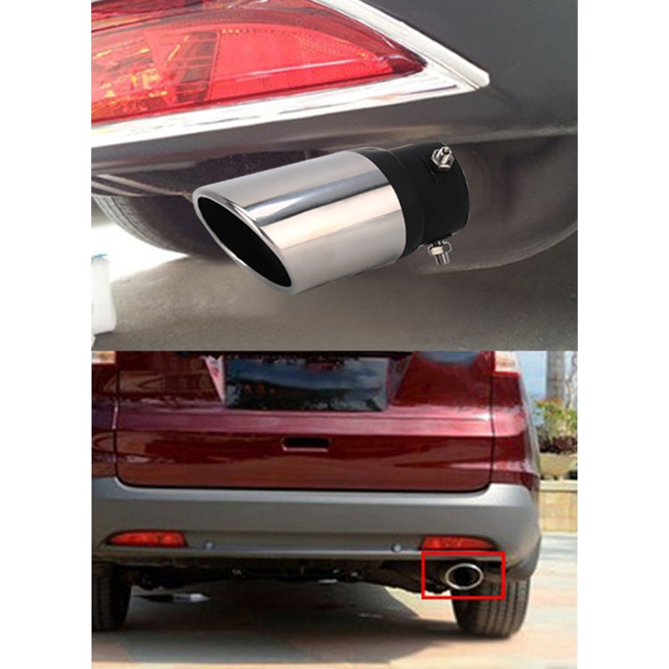 Universal Car Styling Stainless Steel Straight Bolt-on Exhaust Tail Muffler Tip Pipe with Mesh - HoMEdemic™ 