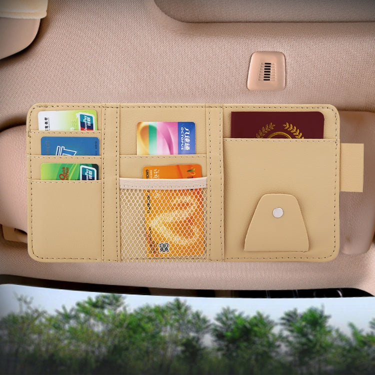 Universal Car Sun Visor Board Paper Tissue Box CD Storage Case Holder Card Bag Organizer, without Zipper (Yellow), without Zipper  (Black) - HoMEdemic™ 