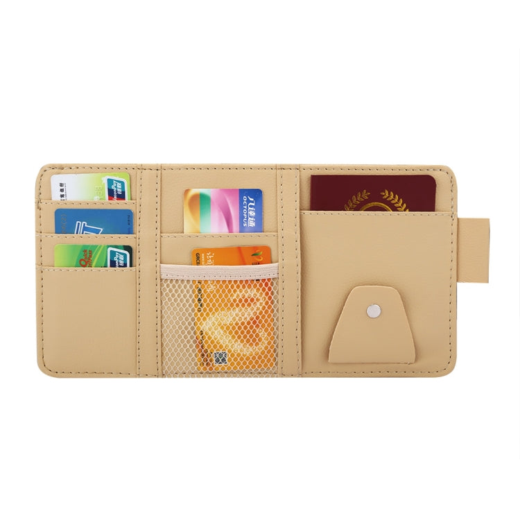 Universal Car Sun Visor Board Paper Tissue Box CD Storage Case Holder Card Bag Organizer, without Zipper (Yellow), without Zipper  (Black) - HoMEdemic™ 