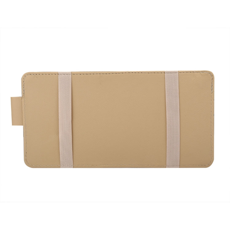 Universal Car Sun Visor Board Paper Tissue Box CD Storage Case Holder Card Bag Organizer, without Zipper (Yellow), without Zipper  (Black) - HoMEdemic™ 
