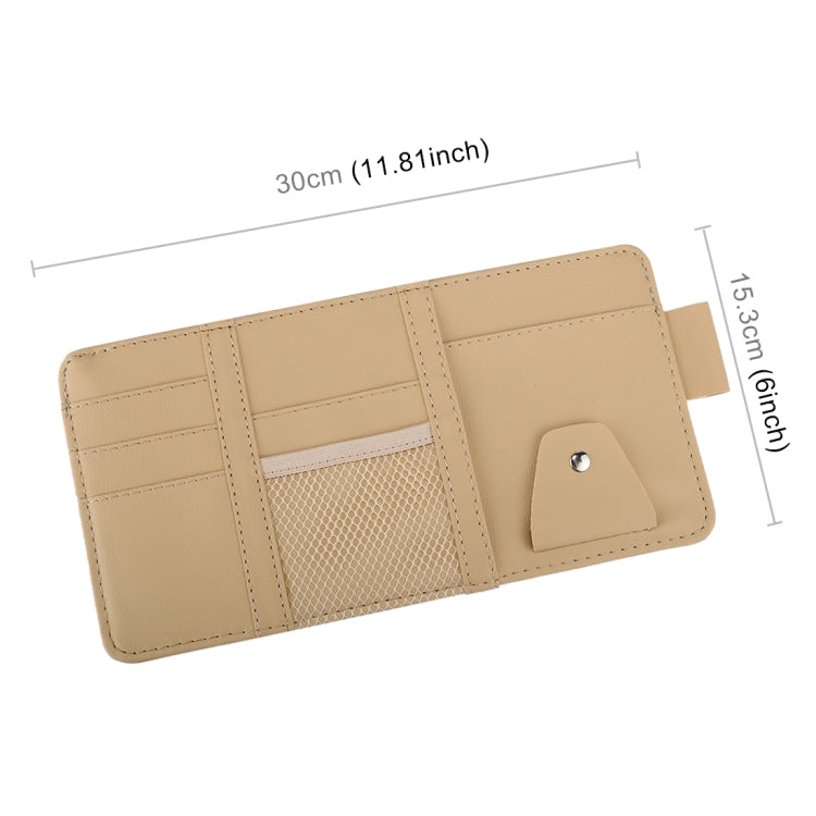 Universal Car Sun Visor Board Paper Tissue Box CD Storage Case Holder Card Bag Organizer, without Zipper (Yellow), without Zipper  (Black) - HoMEdemic™ 