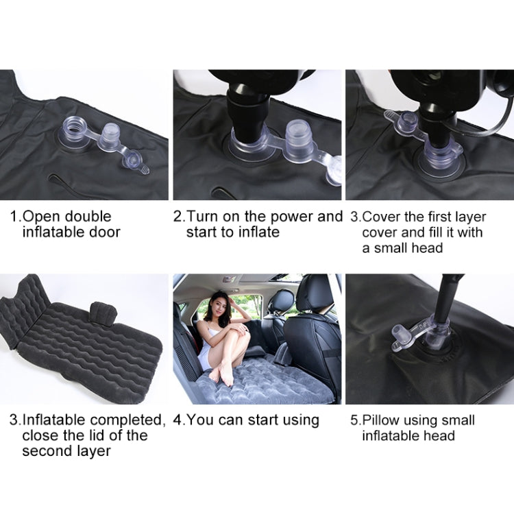 Universal Car Travel Inflatable Mattress Air Bed Camping Back Seat Couch, Size: 90 x 135cm - HoMEdemic™