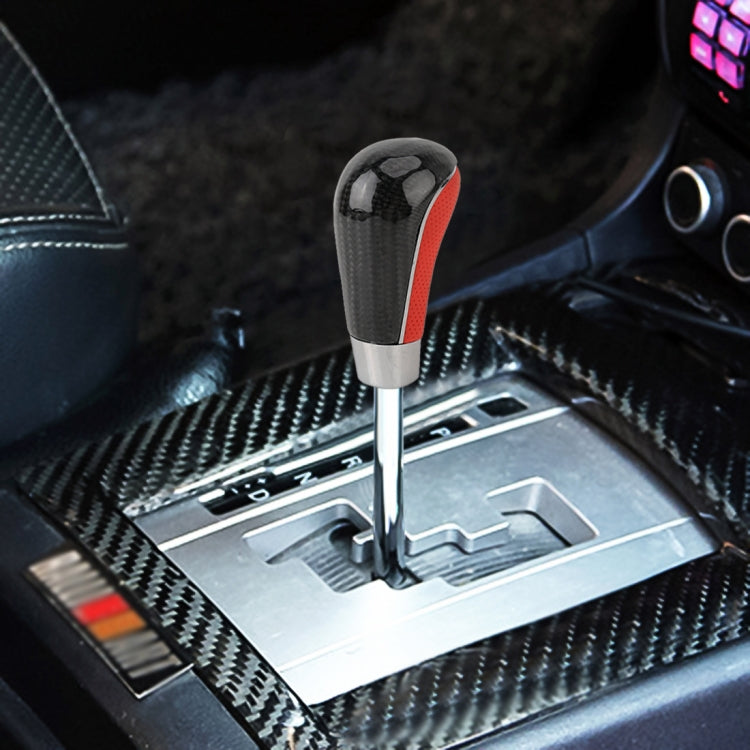 Universal Carbon Fiber Texture Leather Hole Pattern Car Gear Shift Knob Modified Shifter Lever Knob, CMS3611A, CMS3611B, CMS3611C, CMS3611D, CMS3611E, CMS3611F, CMS3611G, CMS3611H, CMS3611J - HoMEdemic™ 