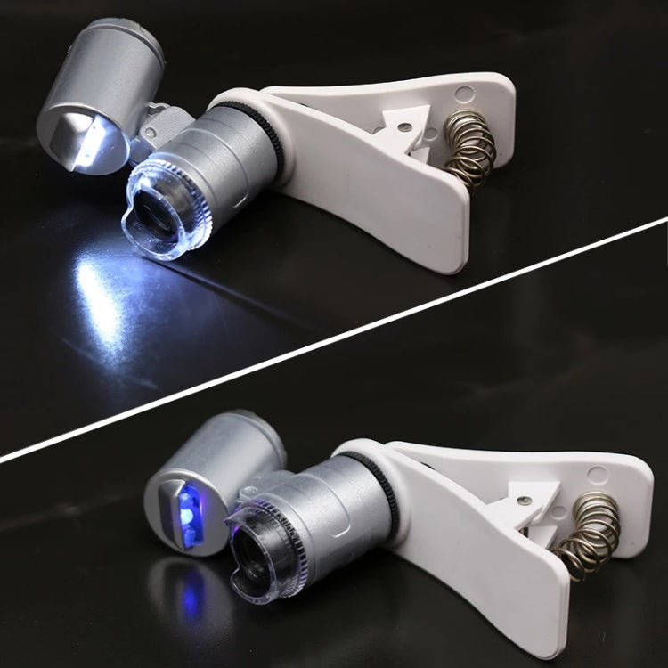 Universal Clip-type LED phone 60X Microscope / Micro Lens - HoMEdemic™ 