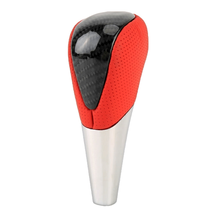 Universal High Carbon Fiber Texture Leather Hole Pattern Car Gear Shift Knob Modified Shifter Lever Knob, CMS3610A, CMS3610B, CMS3610C, CMS3610D - HoMEdemic™ 