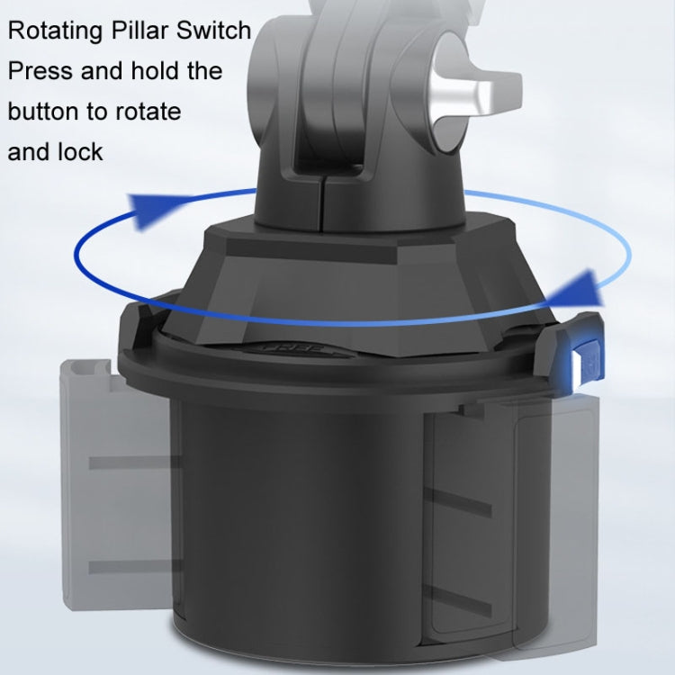 Universal Long Tube 3 Joints Adjustable Car Water Cup Position Cell Phone Holder(S0666A Silver) - HoMEdemic™ 