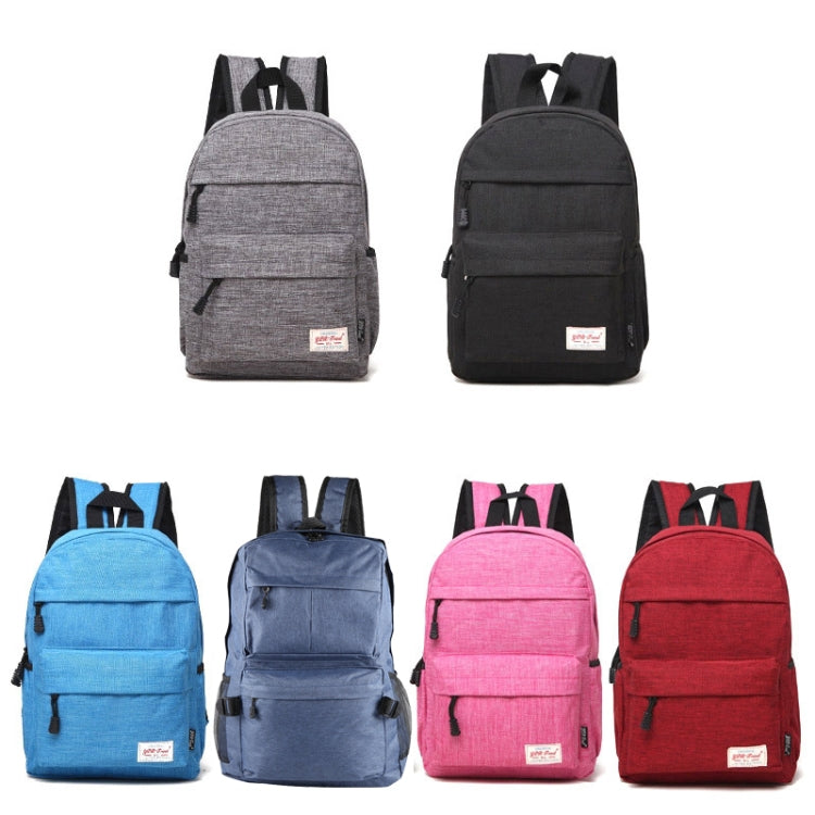 Universal Multi-Function Canvas Cloth Laptop Computer Shoulders Backpack Students Bag for 13-15 inch, Size: 36x25x10cm - HoMEdemic™ 