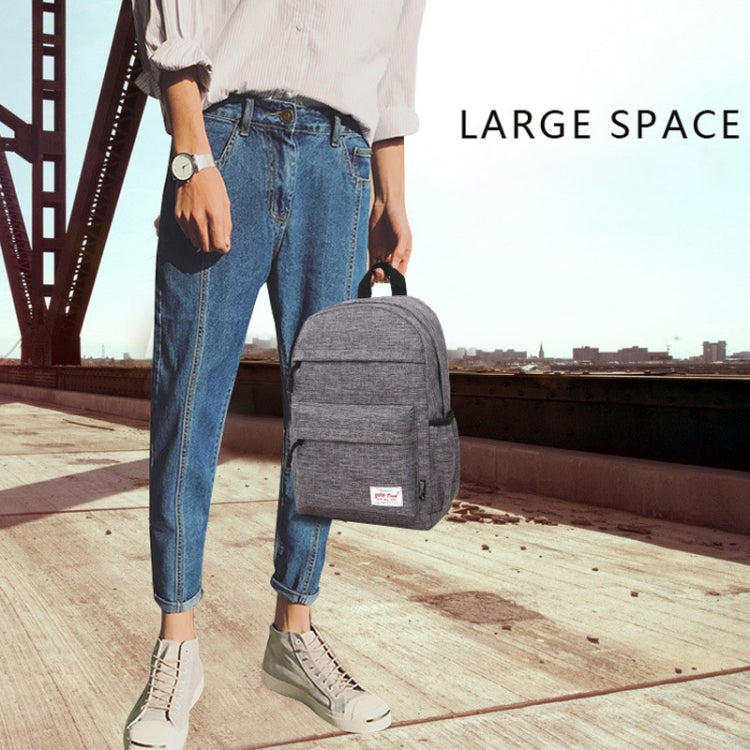 Universal Multi-Function Canvas Cloth Laptop Computer Shoulders Backpack Students Bag for 13-15 inch, Size: 36x25x10cm - HoMEdemic™ 