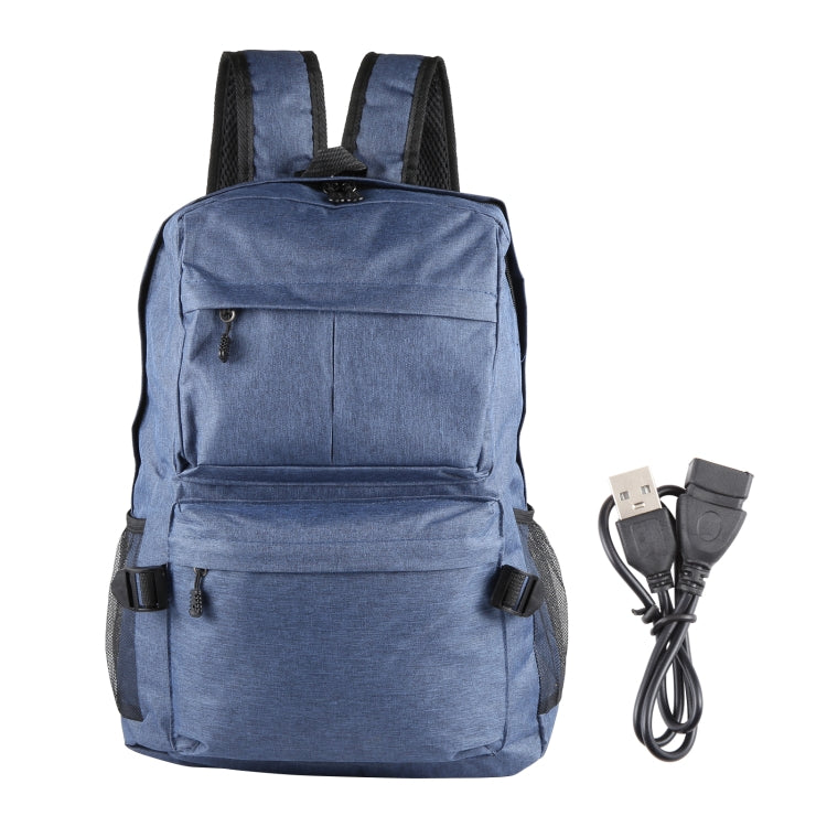 Universal Multi-Function Canvas Cloth Laptop Computer Shoulders Backpack Students Bag for 13-15 inch, Size: 36x25x10cm - HoMEdemic™ 