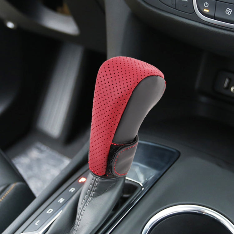 Universal Nonslip Breathable Genuine Leather Car Gear Shift Knob Cover - HoMEdemic™ 