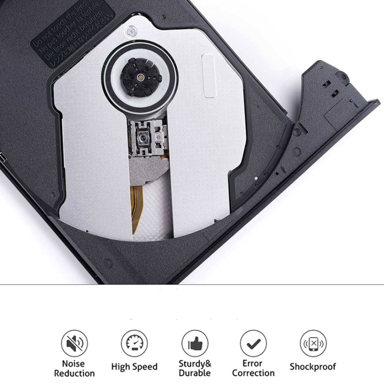 Universal Optical Drive Type-C USB 3.0 External DVD/CD/VCD Burner RW SVCD Drive Player - HoMEdemic™ 