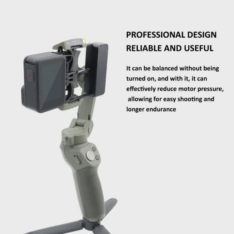 Universal Phone Gimbal to Sports Camera Adapter For DJI OSMO 6 / 5 / 4 / 3 to Gopro DJI Action 4(Black) - HoMEdemic™ 