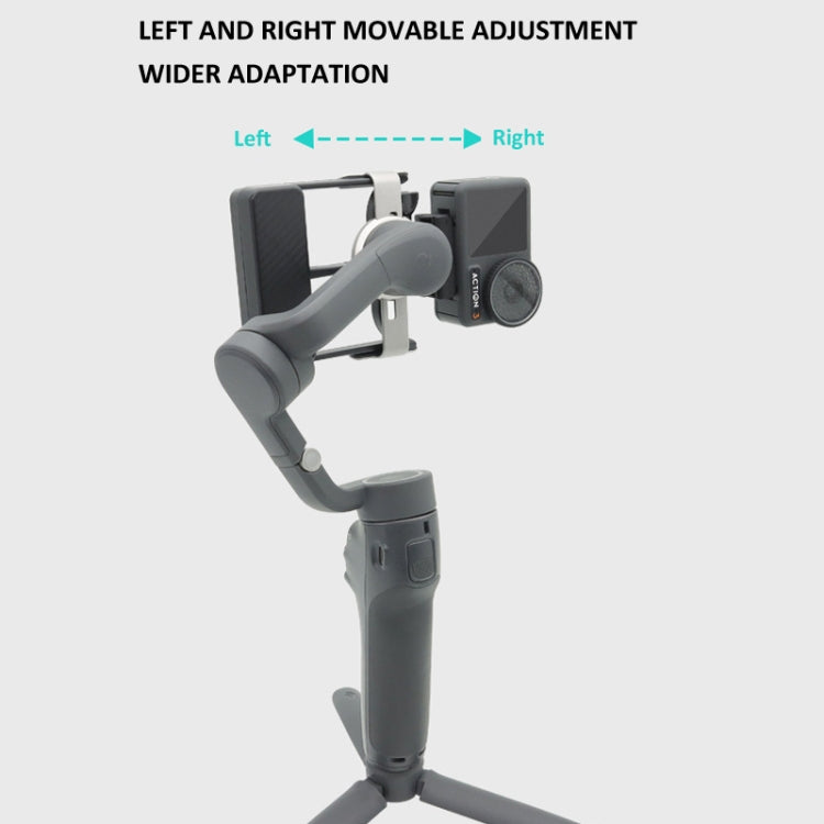 Universal Phone Gimbal to Sports Camera Adapter For DJI OSMO 6 / 5 / 4 / 3 to Gopro DJI Action 4(Black) - HoMEdemic™ 