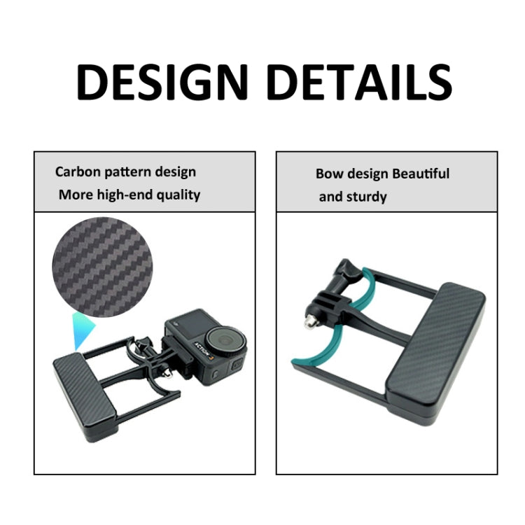 Universal Phone Gimbal to Sports Camera Adapter For DJI OSMO 6 / 5 / 4 / 3 to Gopro DJI Action 4(Black) - HoMEdemic™ 