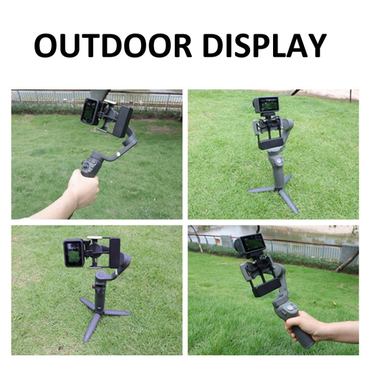 Universal Phone Gimbal to Sports Camera Adapter For DJI OSMO 6 / 5 / 4 / 3 to Gopro DJI Action 4(Black) - HoMEdemic™ 