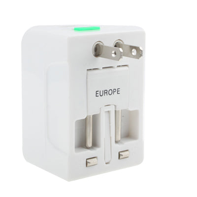 Universal US / EU / AU / UK Travel AC Power Adaptor Plug with USB Charger Socket, With USB Port - HoMEdemic™ 