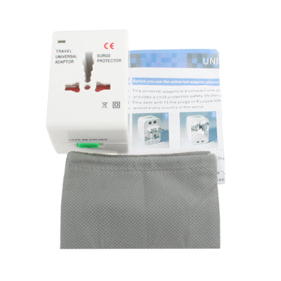 Universal US / EU / AU / UK Travel AC Power Adaptor Plug with USB Charger Socket, With USB Port - HoMEdemic™ 