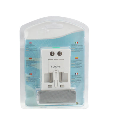 Universal US / EU / AU / UK Travel AC Power Adaptor Plug with USB Charger Socket, With USB Port - HoMEdemic™ 