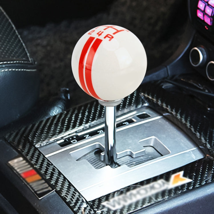 Universal Vehicle Ball Shape Modified Resin Shifter Manual 5-Speed Gear Shift Knob - HoMEdemic™ 