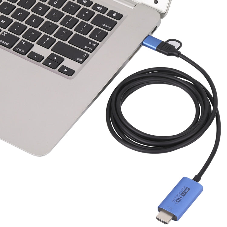 V05E USB 3.0 + USB-C / Type-C to HDMI Adapter Cable - HoMEdemic™ 
