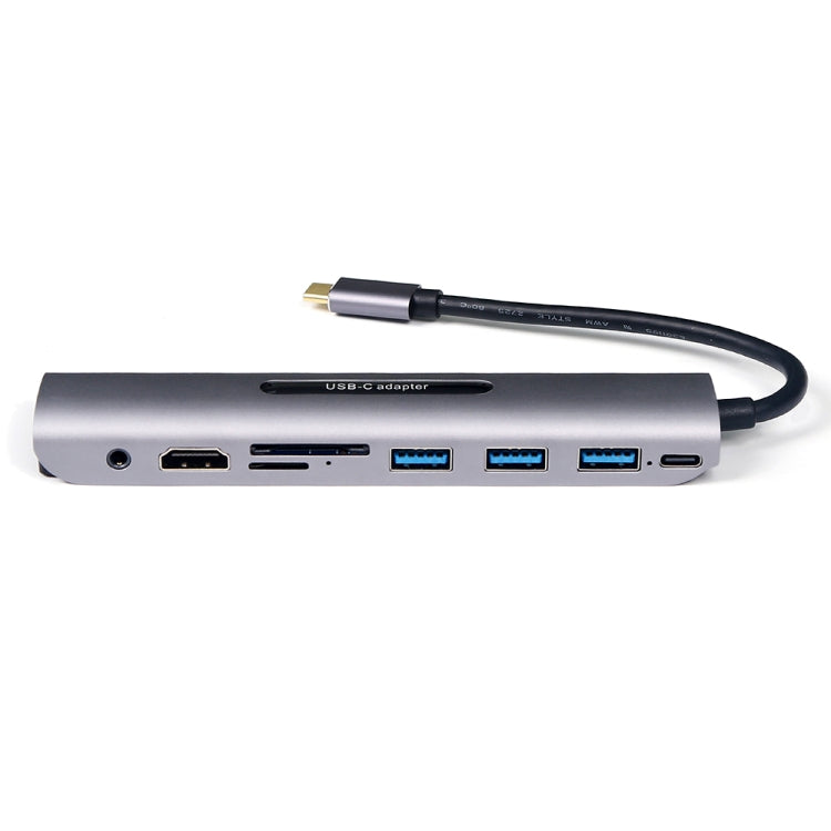 V161B 9-in-1 Type-C to HD / VGA / USB3.0 / SD / 3.5mm Audio / TF Card Reader HUB, V161B - HoMEdemic™ 