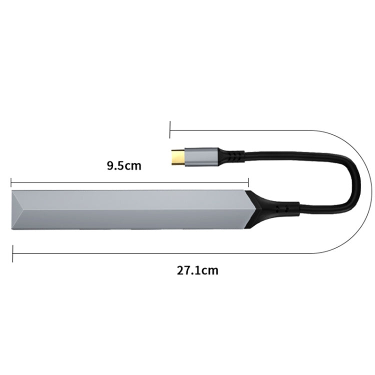 V252 4 in 1 USB-C / Type-C to USB Docking Station HUB Adapter - HoMEdemic™ 