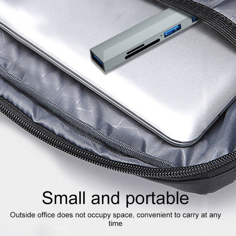 V253 5 in 1 USB-C/Type-C to USB Multifunctional Docking Station HUB Adapter - HoMEdemic™ 