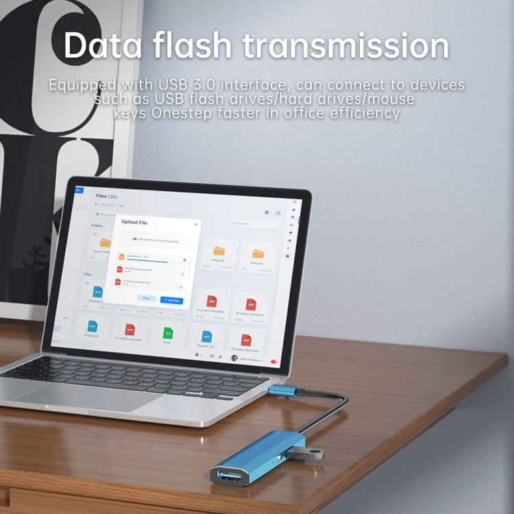 V264 3 in 1 USB-C / Type-C to USB3.0 + PD3.0 + HD2.0 3-Ports Multi Splitter Adapter OTG HUB - HoMEdemic™ 