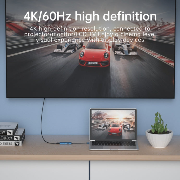 V264 3 in 1 USB-C / Type-C to USB3.0 + PD3.0 + HD2.0 3-Ports Multi Splitter Adapter OTG HUB - HoMEdemic™ 