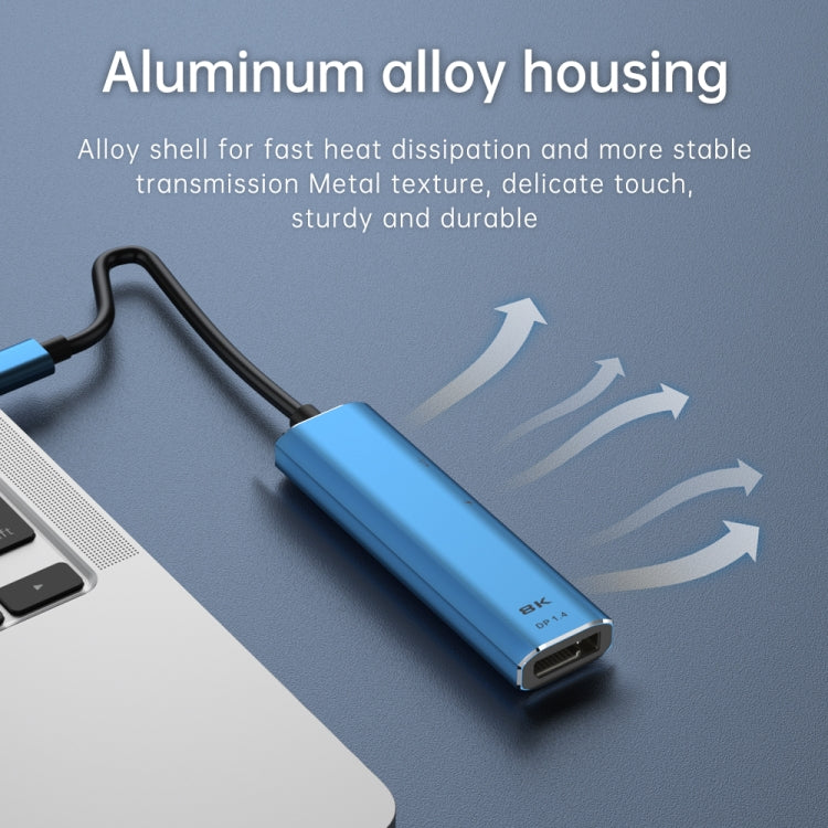 V264B 3 in 1 USB-C / Type-C to USB3.0 + PD3.0 + DP1.4 3-Ports Multi Splitter Adapter OTG HUB - HoMEdemic™ 