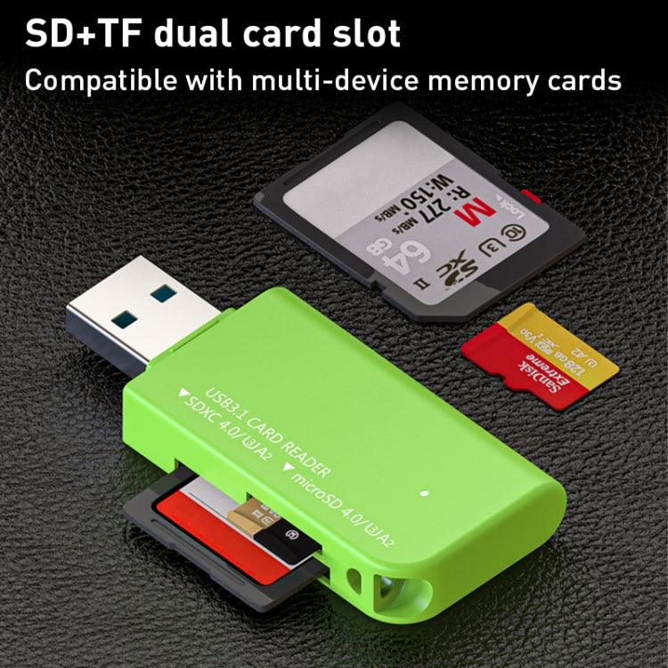 V30 / V60 / V90 USB3.1 Multifunction Card Reader Support SD / TF Card (Tarnish) - HoMEdemic™ 