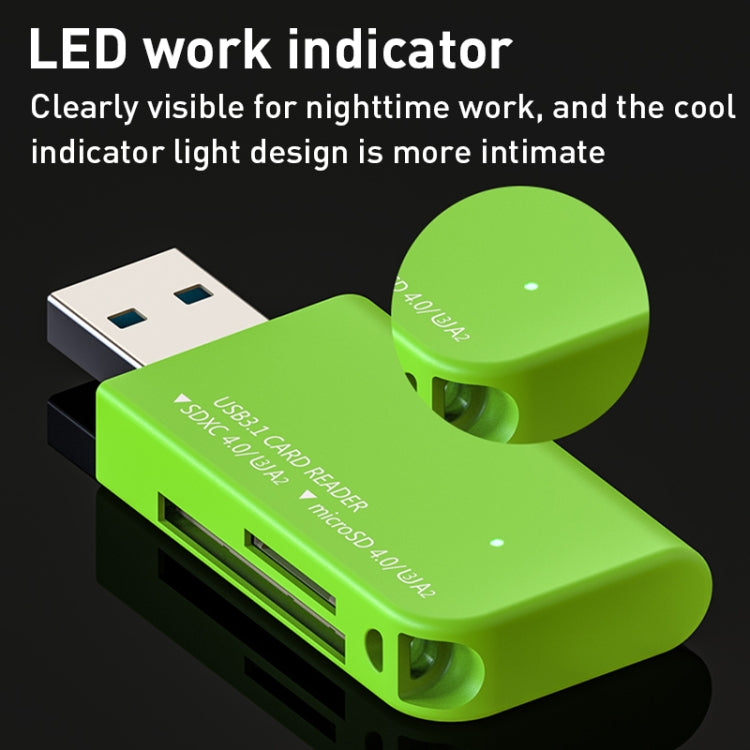V30 / V60 / V90 USB3.1 Multifunction Card Reader Support SD / TF Card (Tarnish) - HoMEdemic™ 