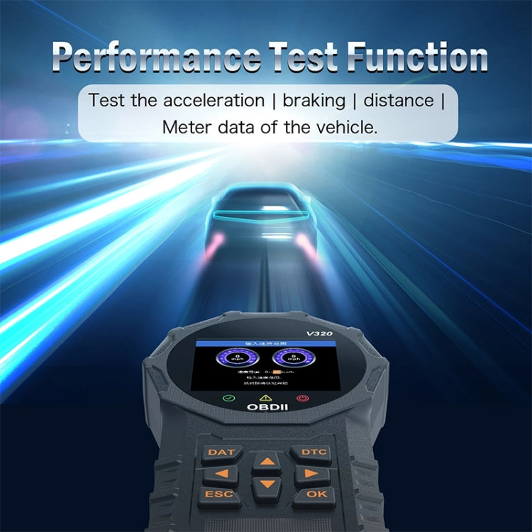 V320 Car OBD2 Diagnostic Instrument Fault Clear Code Reader - HoMEdemic™ 