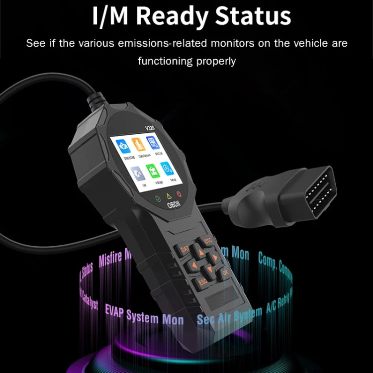V320 Car OBD2 Diagnostic Instrument Fault Clear Code Reader - HoMEdemic™ 