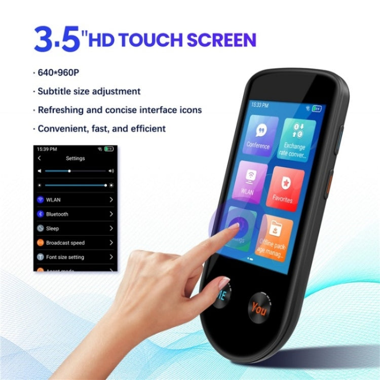 V600S WiFi AI Smart Translator 3.5-inch Touch Screen Voice Translator Offline Photo Translation - HoMEdemic™ 