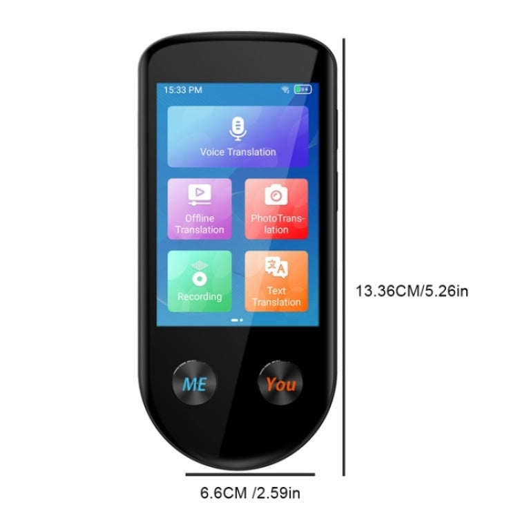 V600S WiFi AI Smart Translator 3.5-inch Touch Screen Voice Translator Offline Photo Translation - HoMEdemic™ 