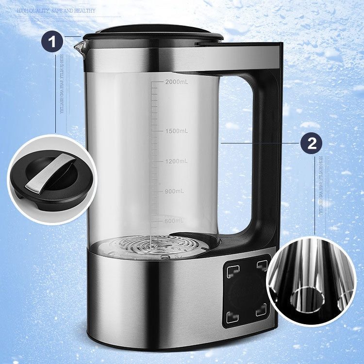 V8 2L Micro-electrolysis hydrogen-rich Water Machine Home Smart Cleaning Hydrogen-rich Kettle(US Plug) - HoMEdemic™ 