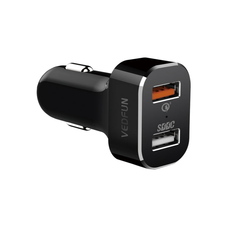 VEDFUN TurboDrive C210 Dual Ports Quick Charge 3.0 + SDDC Technology USB Car Charger for Smartphones and Tablets - HoMEdemic™ 
