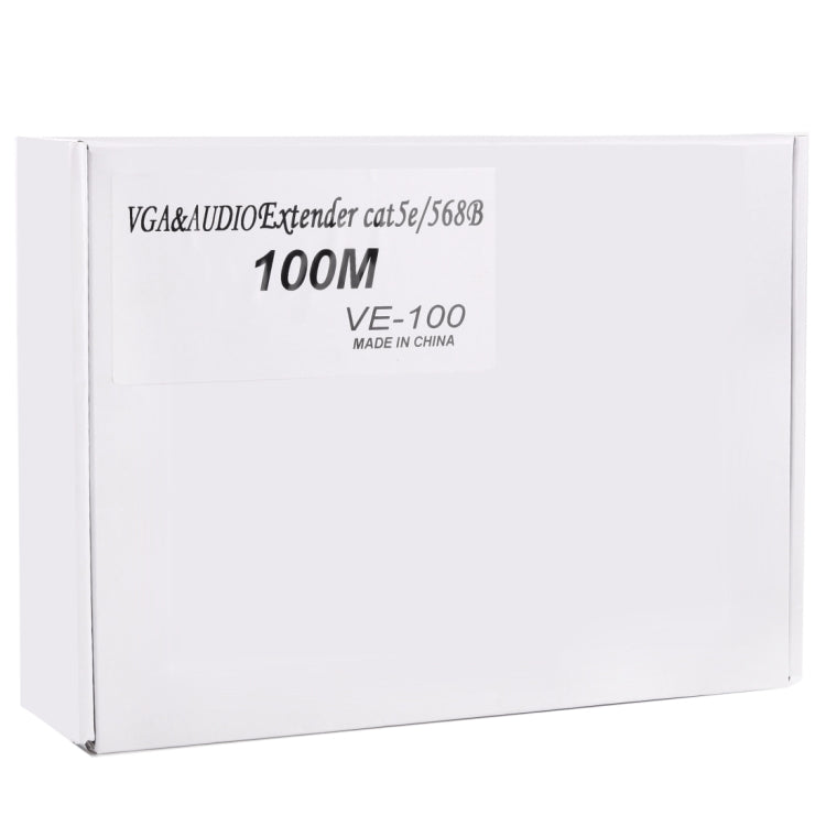 VGA & Audio Extender 1920x1440 HD 100m Cat5e / 6-568B Network Cable Sender Receiver Adapter, US Plug - HoMEdemic™ 