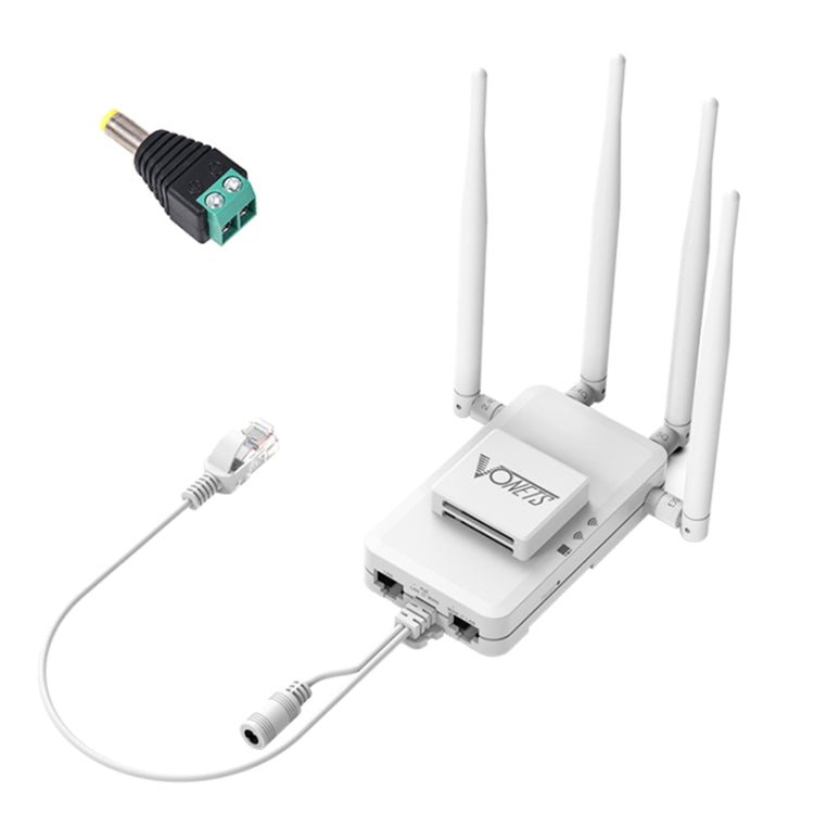 VONETS VAR1200-H 1200Mbps Wireless Bridge External Antenna Dual-Band WiFi Repeater, With DC Adapter Set - HoMEdemic™ 