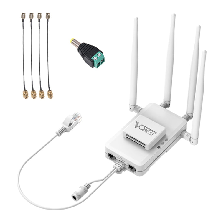 VONETS VAR600-H 600Mbps Wireless Bridge WiFi Repeater, With 4 Antennas + DC Adapter Set - HoMEdemic™ 