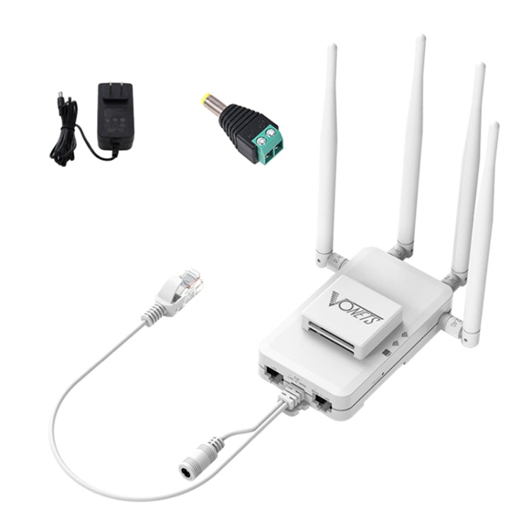 VONETS VAR600-H 600Mbps Wireless Bridge WiFi Repeater, With Power Adapter + DC Adapter Set - HoMEdemic™ 