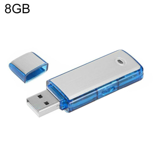 SK858 8GB Rechargeable Portable U-Disk Meeting Voice Recorder (Blue) - HoMEdemic™ 