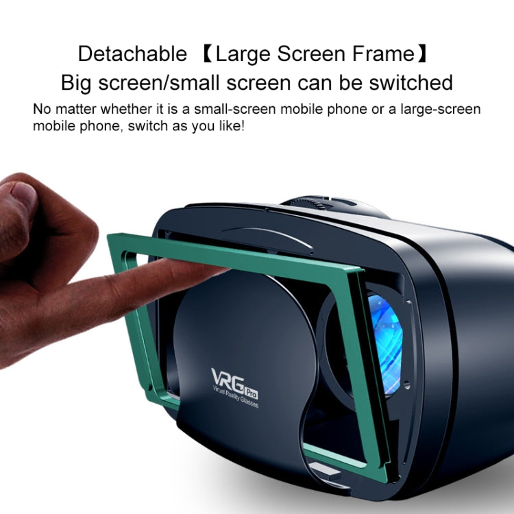 VRG Pro Audio Video Version All-in-one Mobile Phone 3D VR Glasses, without Blu-ray Coated Lenses - HoMEdemic™ 